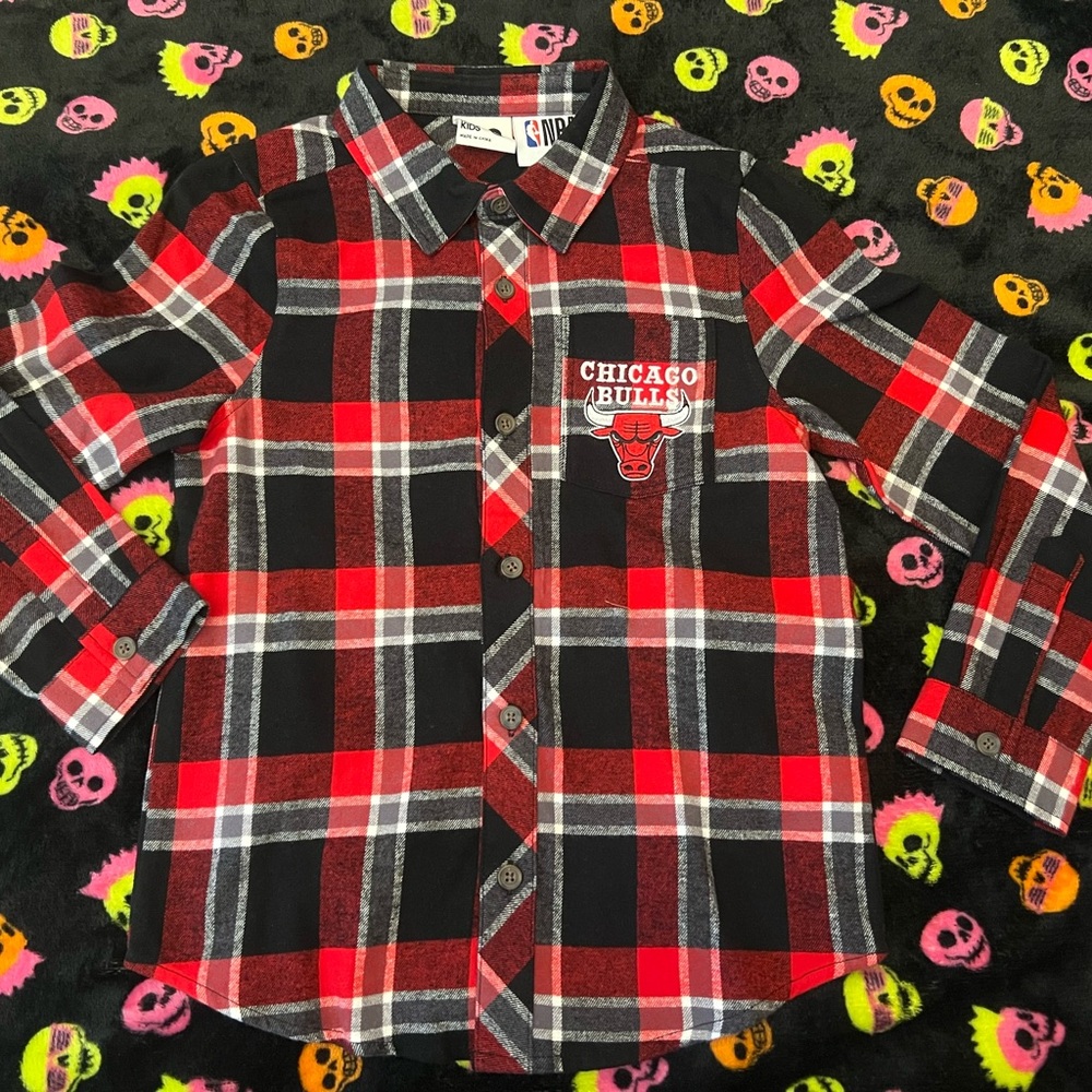 Boys Flannel Chicago Bulls